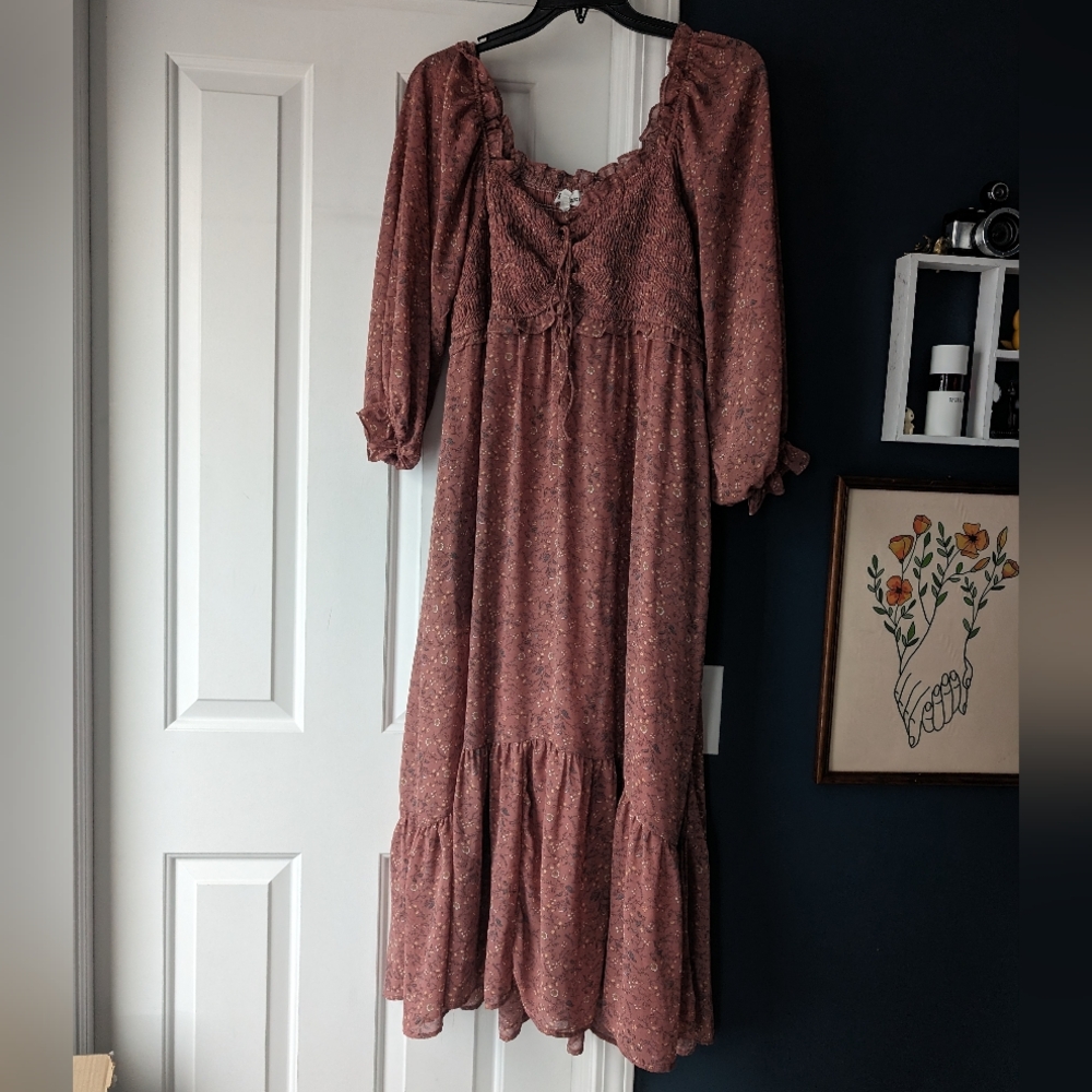 Floral maxi dress